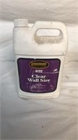 Clear wall size for wall paper (seems full)