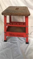 14” metal tool stool