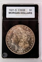 Coin 1921-S  Morgan Silver Dollar Very Fine