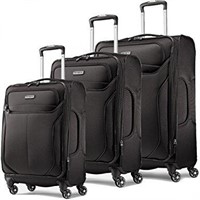 3 Piece Samsonite Black Suitcase Set