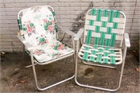 Three Vintage Lawn Chairs