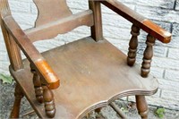 Vintage Wooden Storkline High Chair