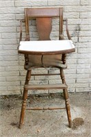 Vintage Wooden Storkline High Chair