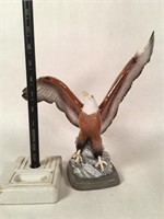 Two Glazed Eagles Club Figurines