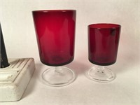 Art Glass and Ruby Red