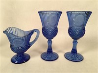 Fostoria Avon Bicentennial Cobalt Blue Glass