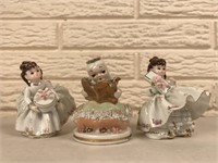 Three Lefton Little Girl Figurines