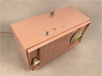 Vintage Pink GE Radio