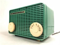 Vintage Green 56A Motorola Radio