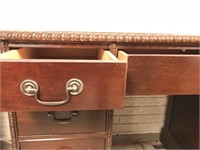 Vintage Mahogany Knee Hole Desk