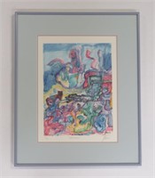 Signed Jerry Garcia Artist Proof: “Drummers”
