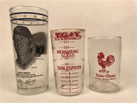 Three Vintage Glasses