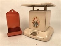 Vintage Scale and Match Box
