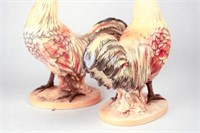 Pair of Lefton Roosters