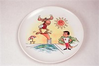 Vintage Melmac Bullwinkle Child's Plate