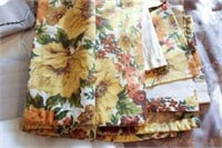 Group of Vintage Drapes and Curtins
