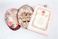 Wooden Plaques and Pictures