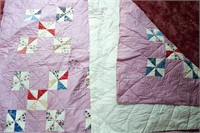 Hand Quilted Wind Mill Quilt
