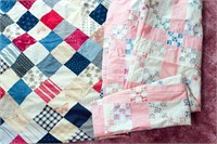 Three Hand Quilted Quilt Tops