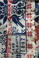 Great 1847 Woven Coverlet