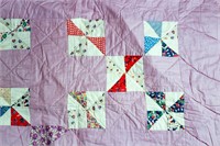 Hand Quilted Wind Mill Quilt