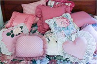 Large Group of Throw Pillows