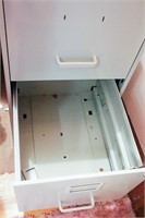 Two Drawer Metal File Cabinet