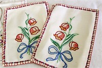 Nice Group of Embroidered Linens