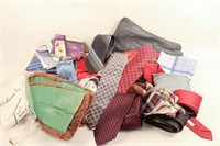 Group of Vintage Neckties and Gloves