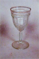 Vintage Glass Wine Stems