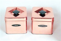 Mid Century Canette Copper Canister Set