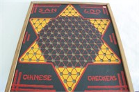 Vintage Chinese Checker Board