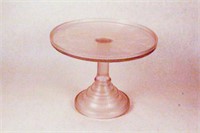 Vintage Clear Glass Cake Stand