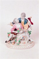 Pair of Vintage Couples Courting Figurines
