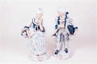 Pair of Lady and Gentlemen Figurines