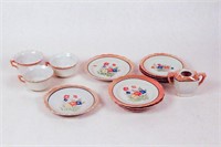 Partial Set of Luster Doll Dishes