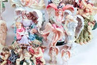 Large Group of Resin Angels