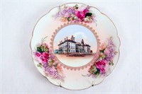 Vintage Hand Painted Bowl and 3 Plates
