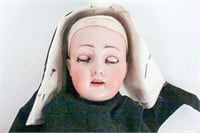 Beautiful German Bisque Nun Doll