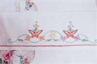Large Nice Group of Vintage Linens