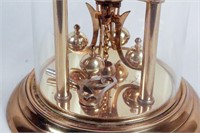 Gold Centerpiece w/ Crystal Lidded Bowl