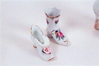 Group of China and Porcelain Shoes