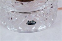 Pair of Hand Cut Lead Crystal Lamps