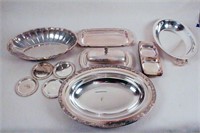 Group of TWA Little Trays and Sliver Plate Trays
