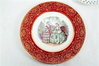 Group of Hand Painted Plates and Dishes