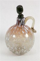 Hand Blown Art Glass Vase and Bottle