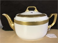 Czechoslovakia Teapot - Heavy Gold Trim