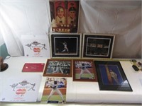 Various sports collectables including Kurt Gibson
