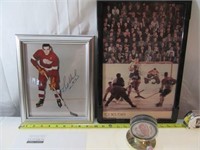 Hockey collectibles including, Sid Abel