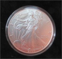 2004 American Silver eagle w/case and COA.